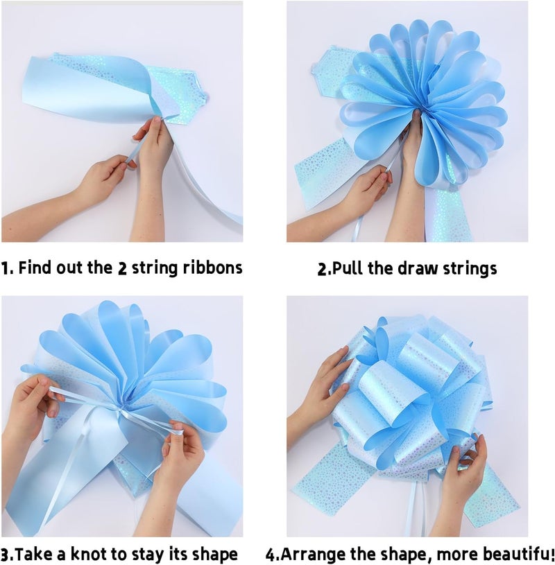 HCHENBOW 14 Inch Big Red Bow,1Pcs Big Bow for Present,Big Gift Bow for Appliances,Bikes,Table Decorations and Party Events Decoration - Image 2
